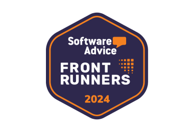 SoftwareAdvice Front Runner 2024 badge