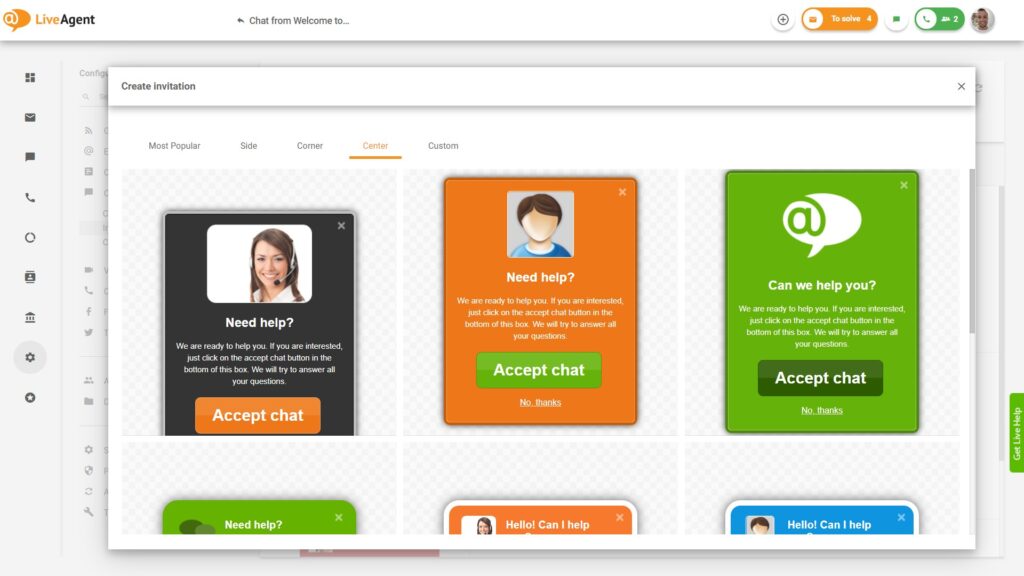 create-invitations-with-free-live-chat-software-for-a-website-LiveAgent