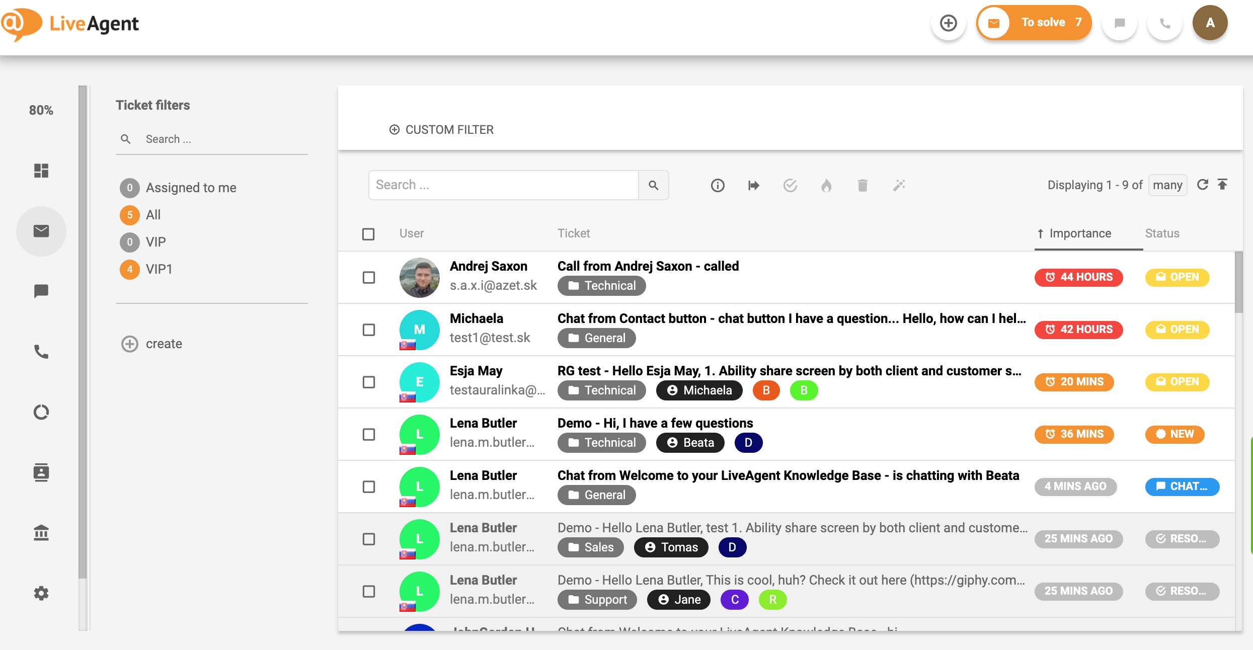 LiveAgent-help-desk-system-All-tickets