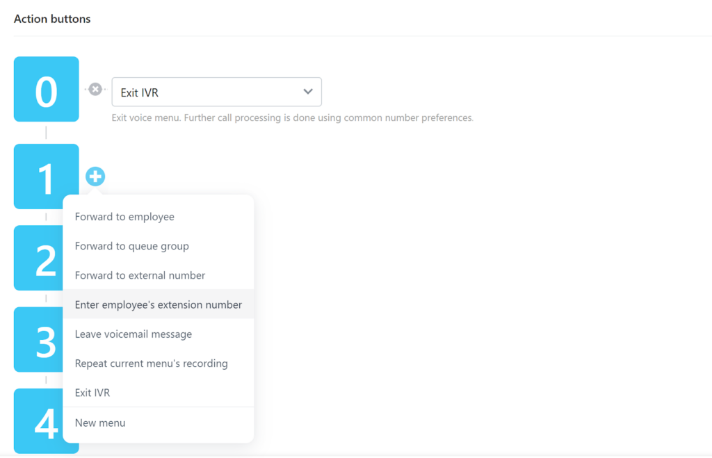 Bitrix24 Action buttons settings - Add new action button